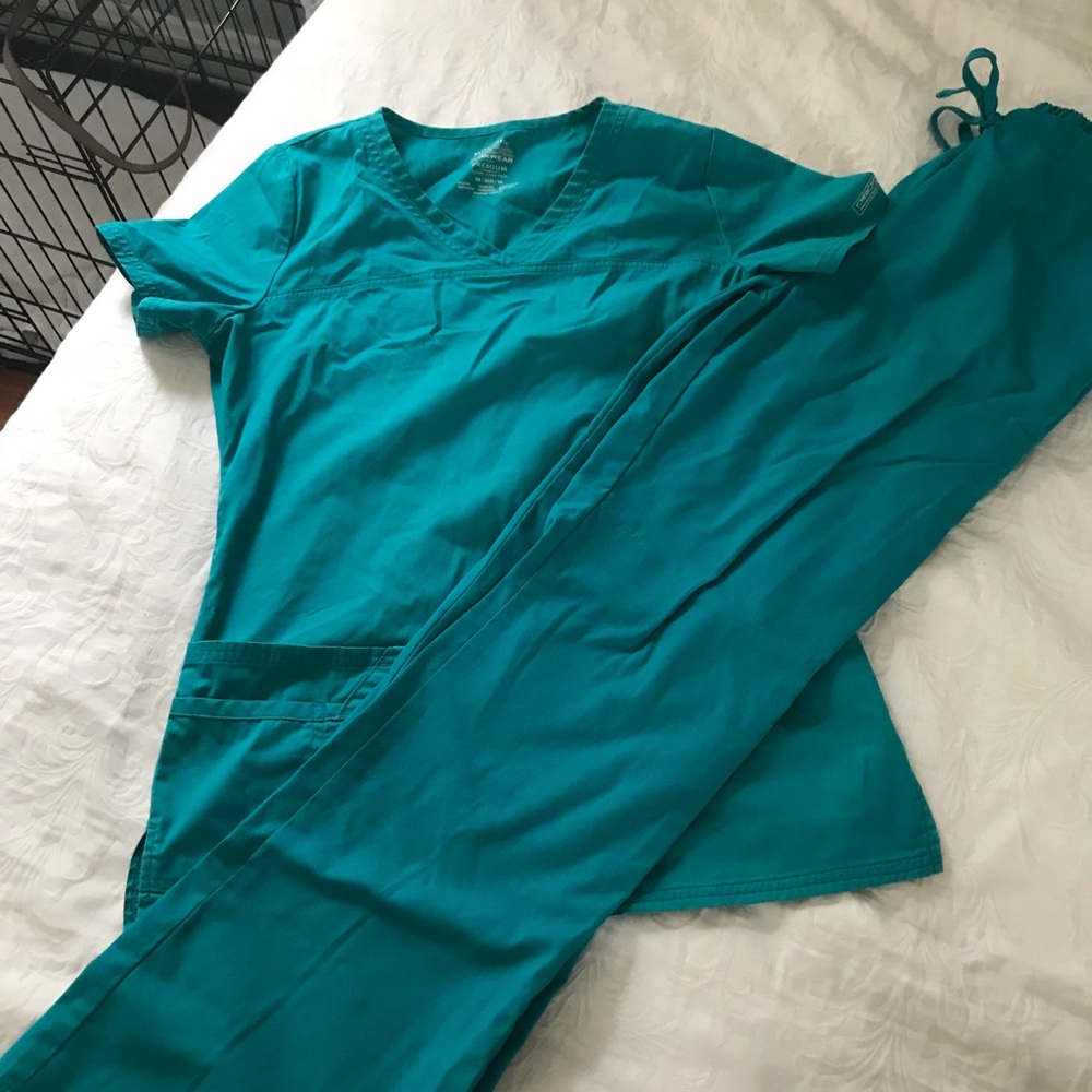 Teal Scrub Set